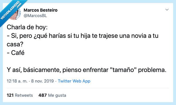 hija,traer,casa,novia,cafe,hacer