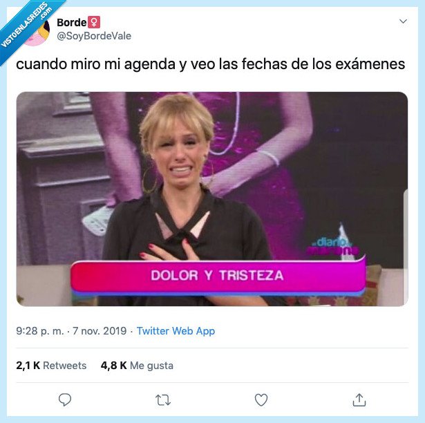 sentimiento,fecha,examen,dolor,tristeza