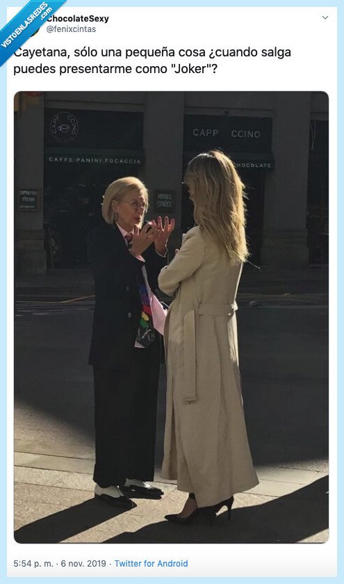 rosa diaz,joker,presentar,cayetana alvarez de toledo