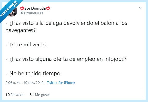 video,beluga,ballena,infojobsm trabajo,buscar,tiempo