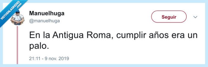 palos,antigua roma,roma,cumplir años