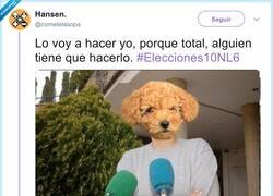 Enlace a Chenoa, Rivera y el perro, por @cometelasopa