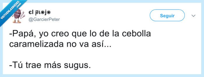 sugus,cebolla caramelizada,azúcar