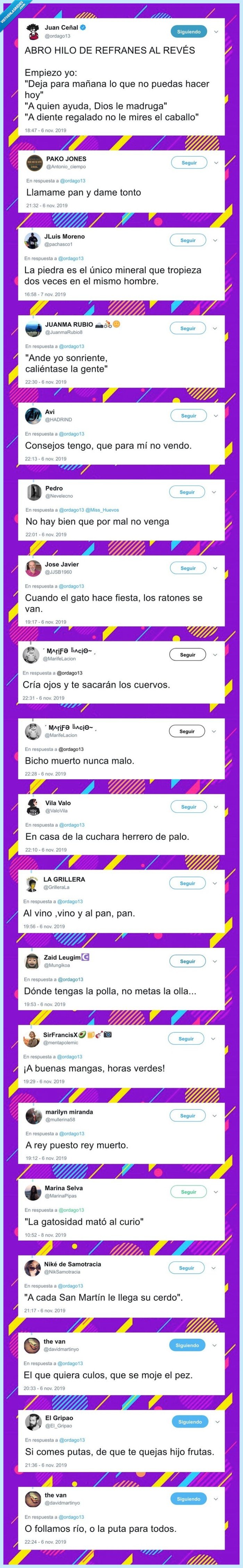 refranes,revés,rimas