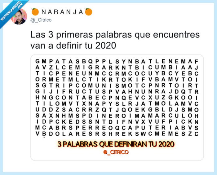 sopa de letras,2020,definir,palabras