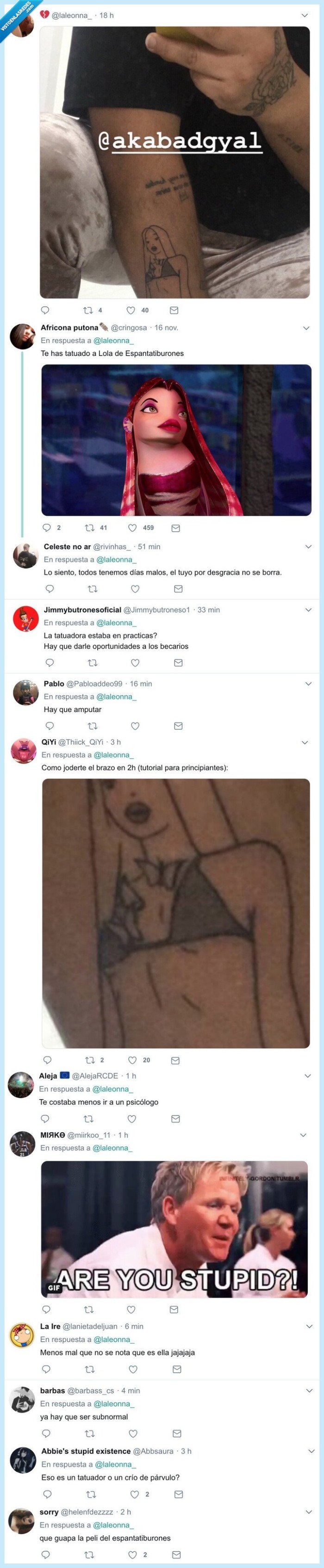 531892 - Se intenta tatuar a Bad Gyal, pero el estropicio es bastante serio y solo recibe insultos