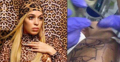 531892 - Se intenta tatuar a Bad Gyal, pero el estropicio es bastante serio y solo recibe insultos