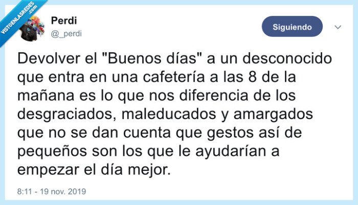 buenos días,mínimo,saludar