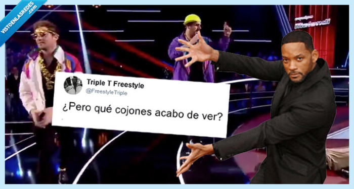 532130 - La gente está pidiendo cárcel para Bisbal y Melendi por rapear el príncipe de Bel-Air así de lamentable