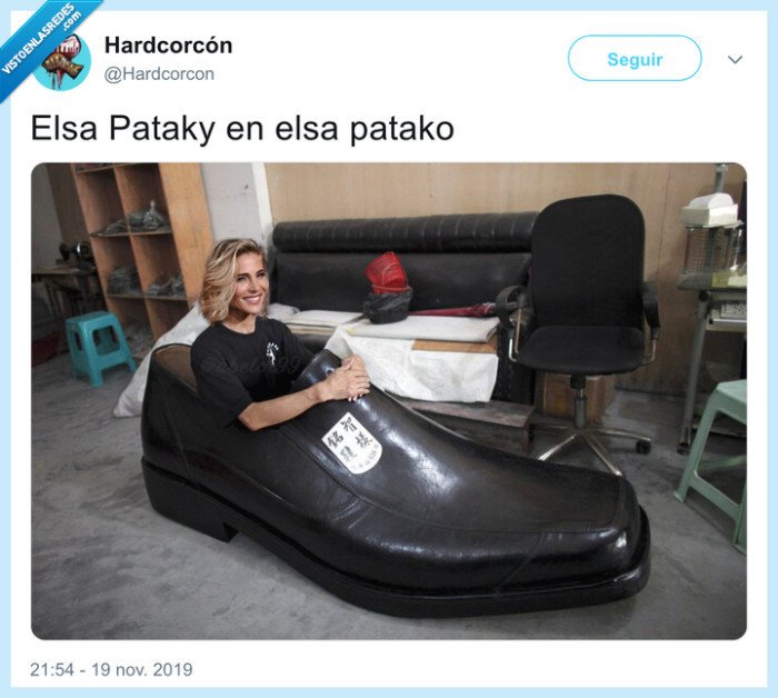 elsa pataky,zapataco,elsa patako,zapato gigante
