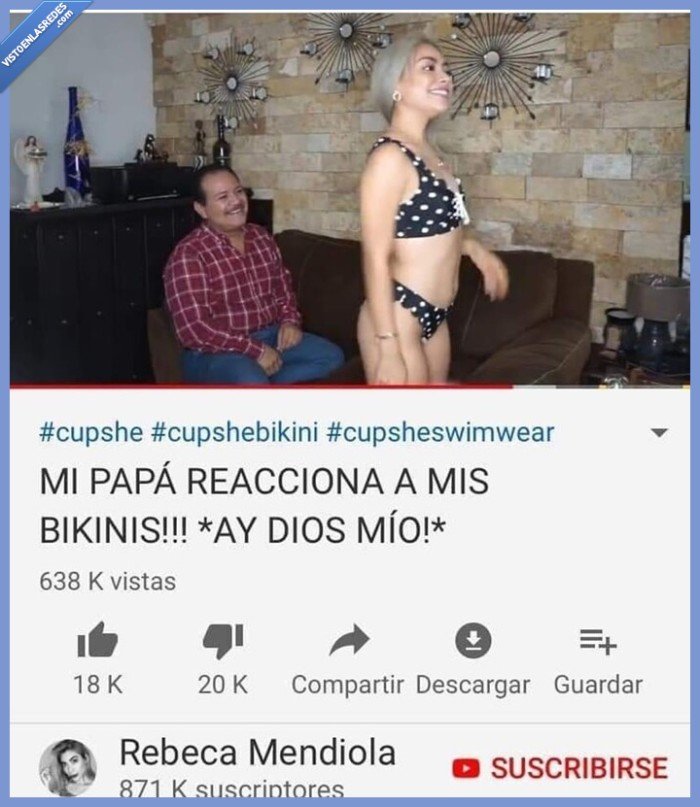 padre,hija,youtube