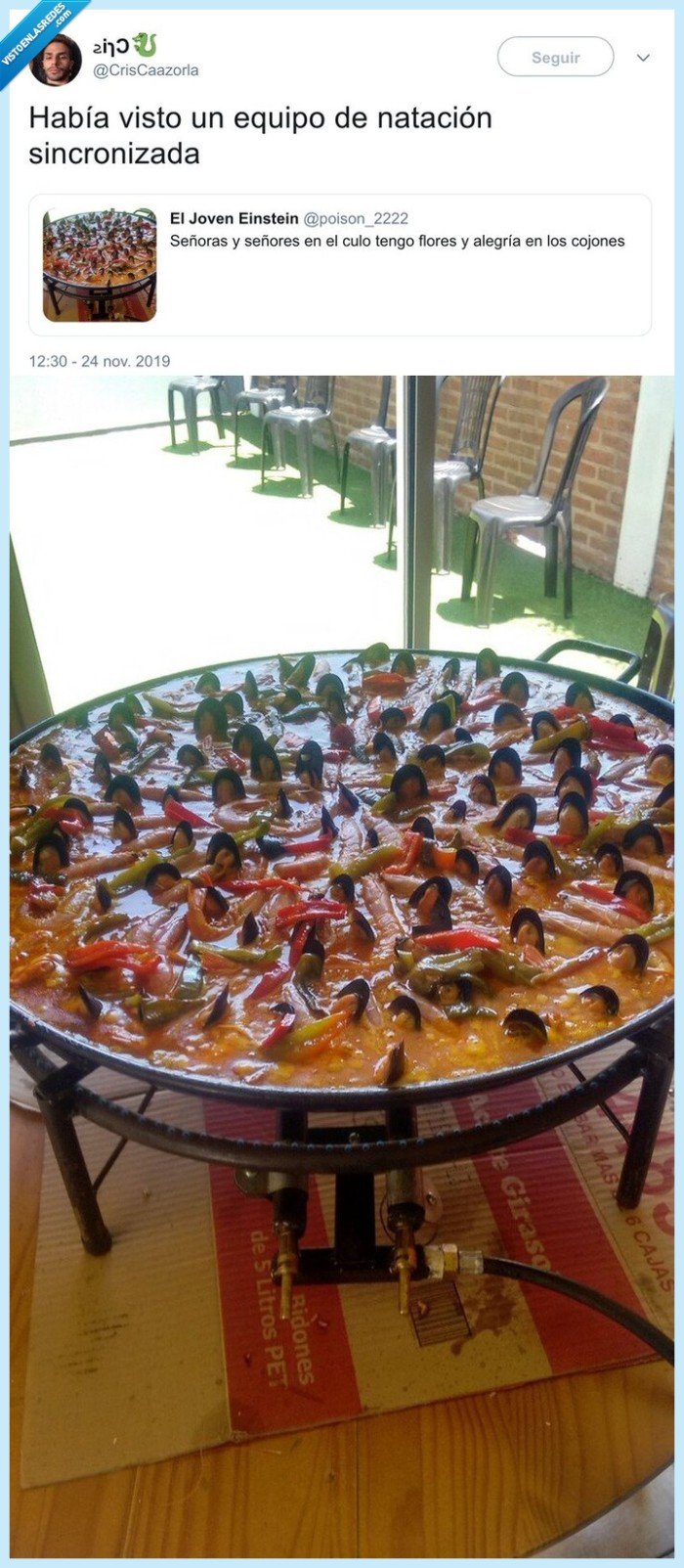 natación,sincronizada,paella