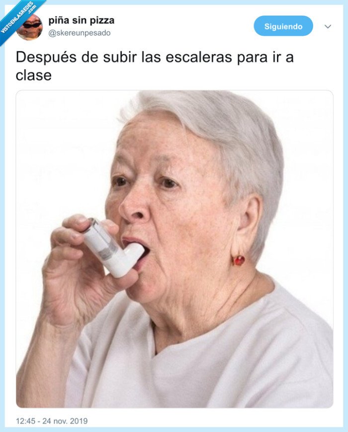 asma,aliento,escaleras,clase