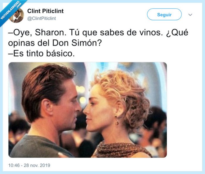 tinto básico,vino,sharon stone,instinto básico