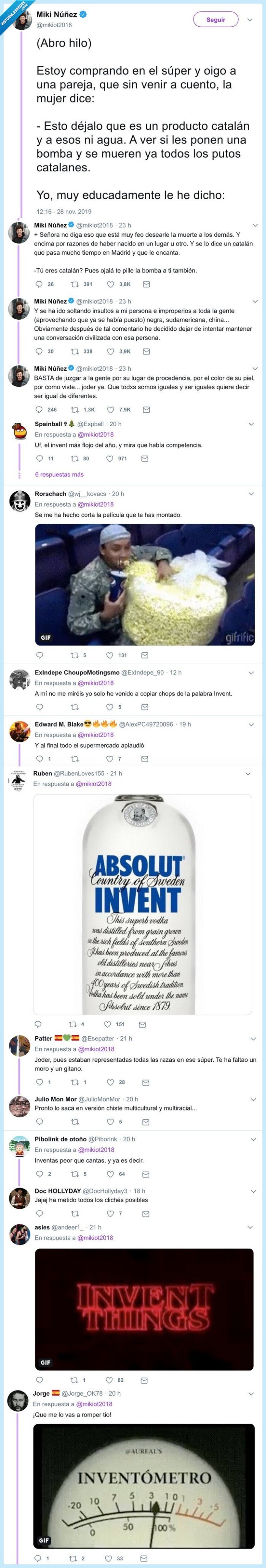 miki núñez,catalán,cantante,ot,supermercado