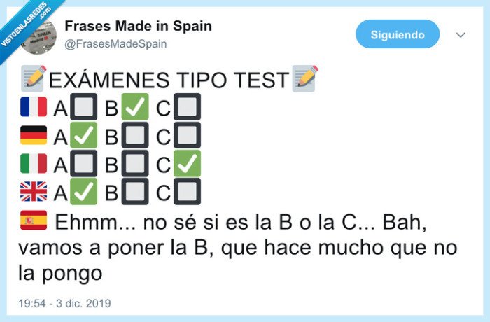 examen,tipo test,azar