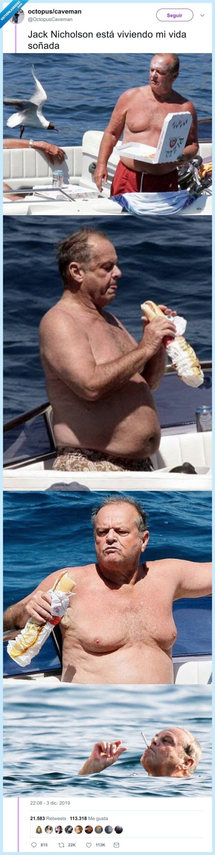 jack nicholson,vividor,bocatas de palmo,vida
