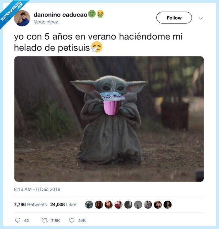 bebe yoda,petisuis,verano