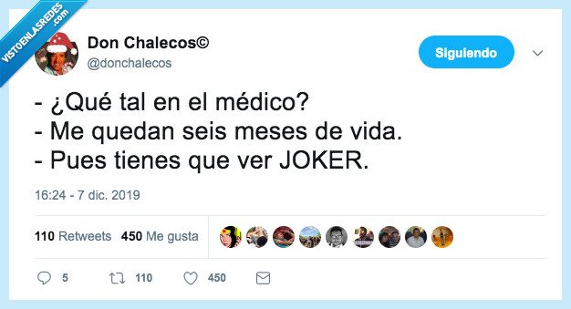 joker,6 meses de vida,villano