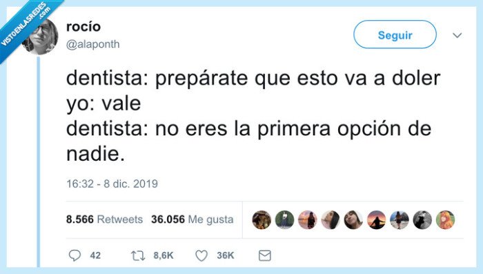 dentista,doler,hacer daño,primera opción