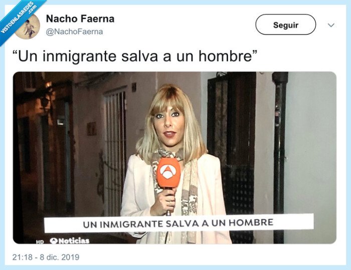 inmigrante,hombre,salvar,titular