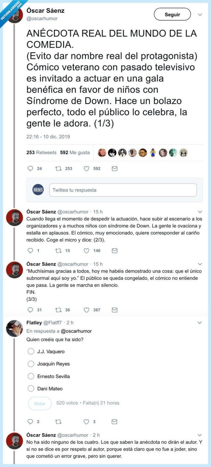 síndrome de down,chiste,humorista,desafortunado