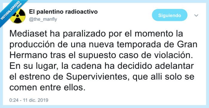 mediaset,gran hermano,supervivientes,cancelar