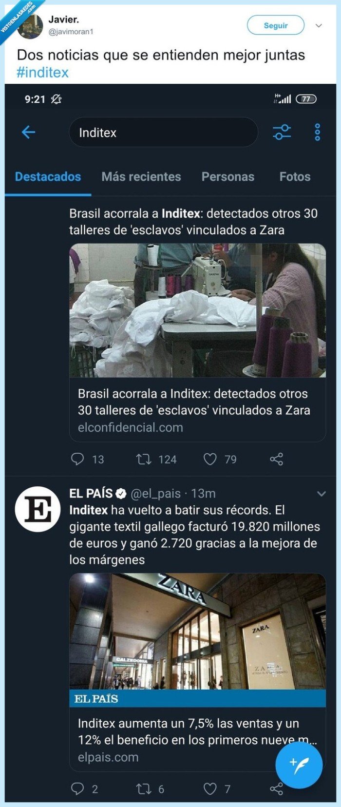 inditex,esclavitud,beneficios