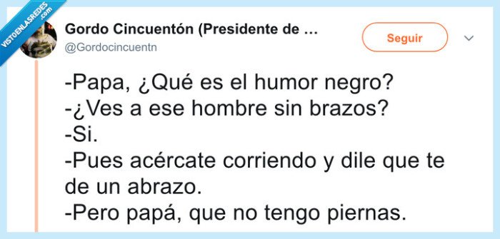 humor negro,brazos,abrazo,hijo,padre