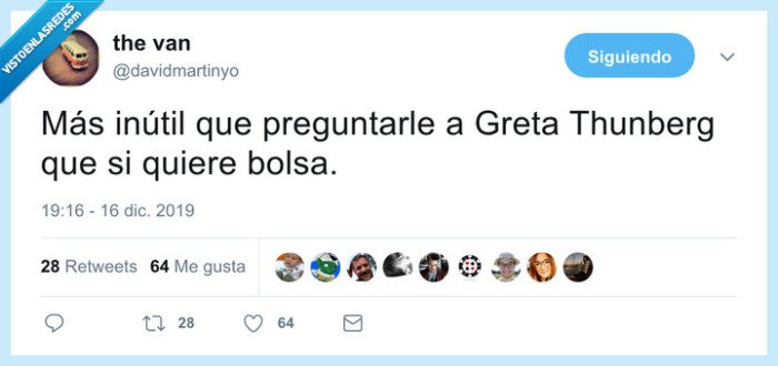 bolsa,que si quiere,greta thunberg