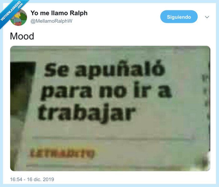 excusa,trabajar,apu&ntilde;alarse