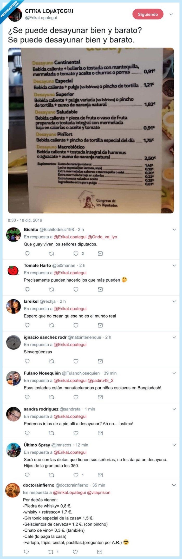 diputados,dietas,barato,desayuno,descuentos