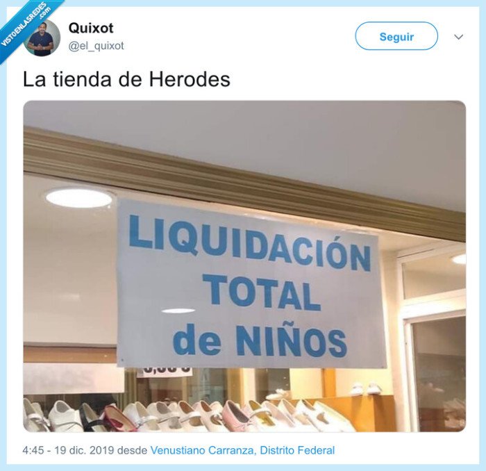tienda,herodes,liquidación,niños