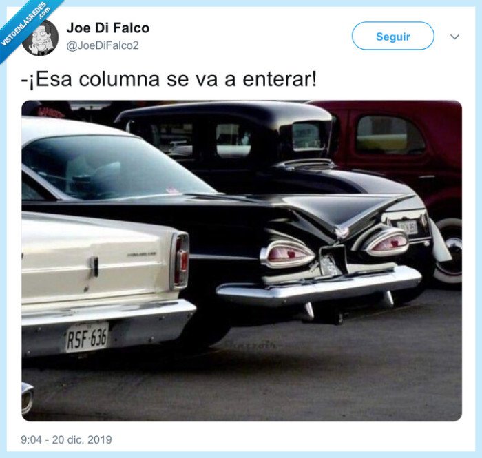 columna,coche,rascar,mala leche
