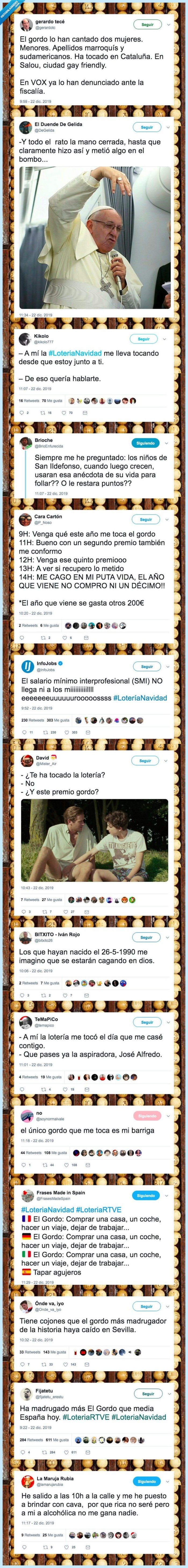 sorteo,lotería,navidad,memes,tweets,me ha tocado
