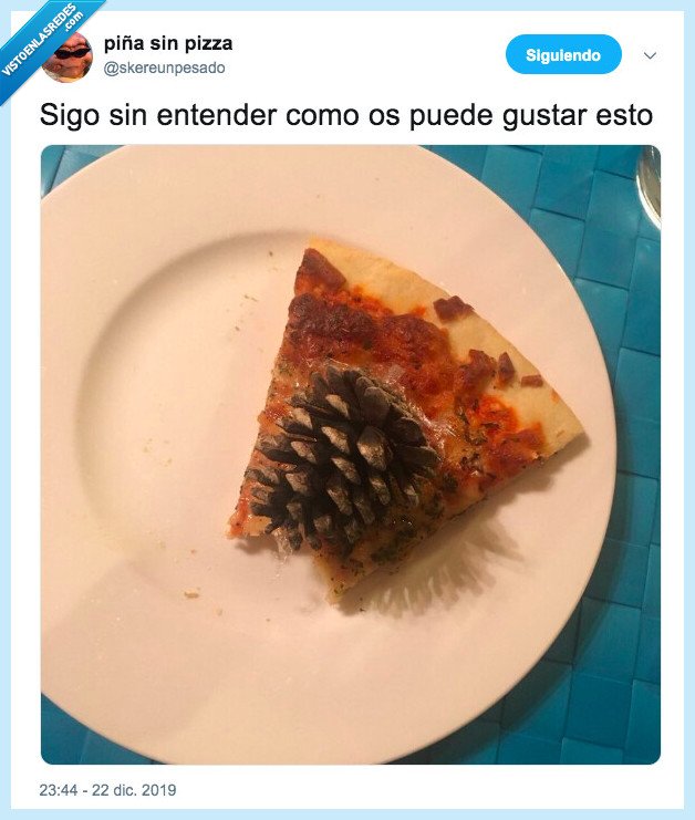 pizza,piña,aberración