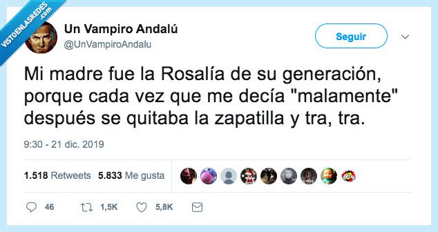 rosalia,zapatilla,malamente,tra tra