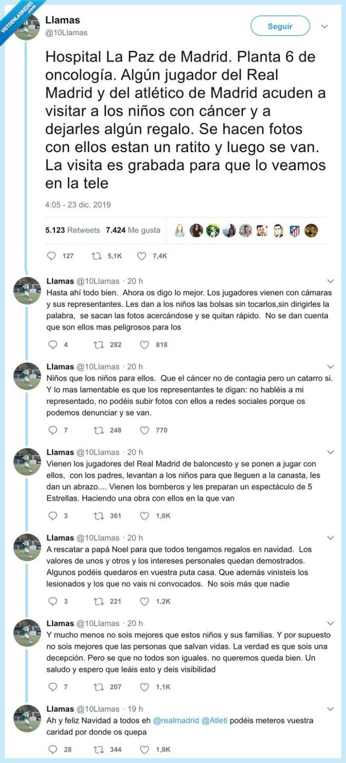 hospital,oncología,futbolistas,postureo