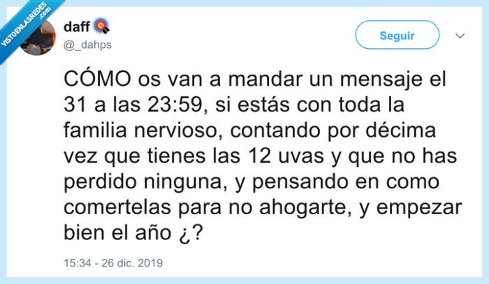 fin de año,uvas,estrés