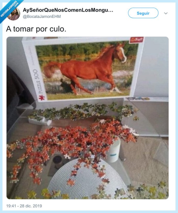 puzzle,caballo,piezas
