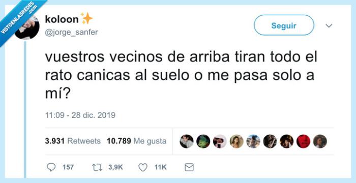 vecinos,canicas,cañerías,sonido