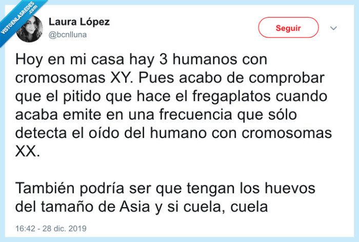 lavadora,cromosomas,sexto sentido,oir,escuchar