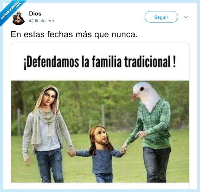 familia tradicional,jose,jesus,maria,espíritu santo