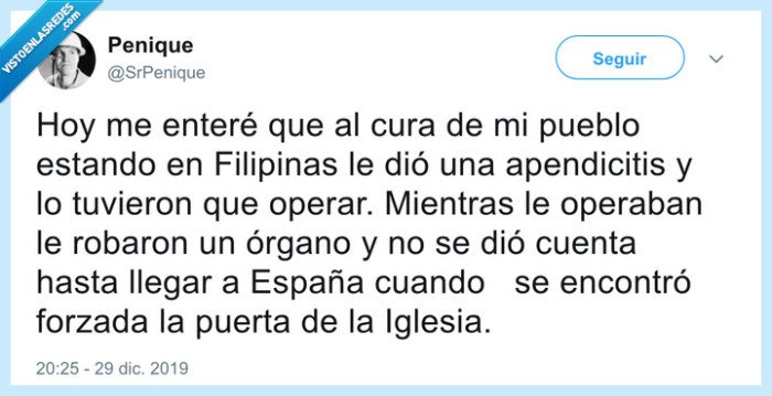 órgano,cura,operación