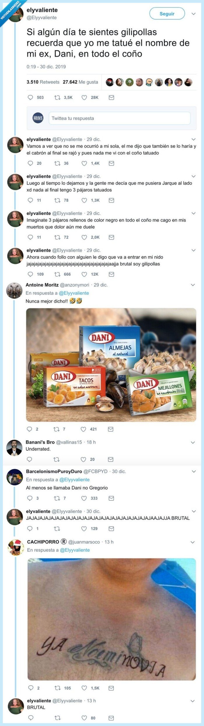 tatuaje,ex,conservas dani,almejas