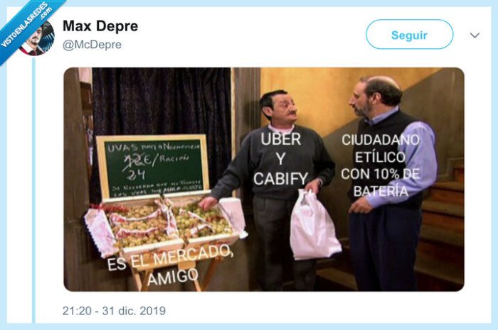 twitter,cabify,precios,batería