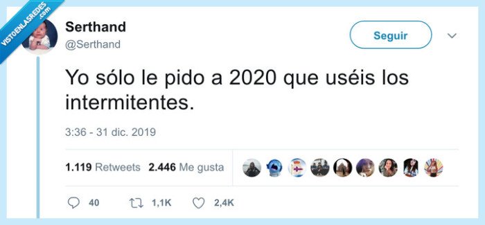 2020,intermitentes,pedir