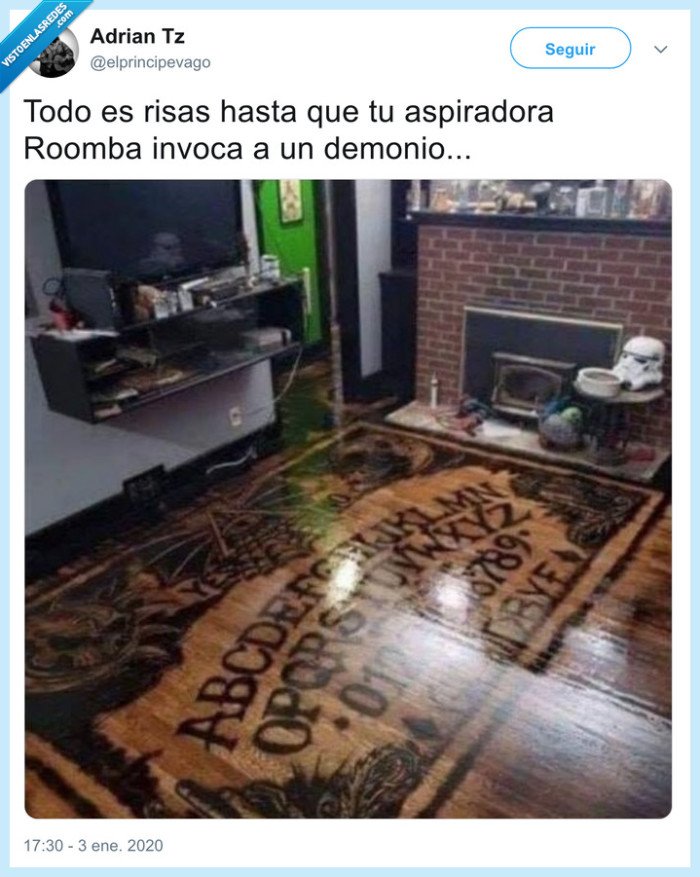 Roomba,ouija,demonio,elprincipevago