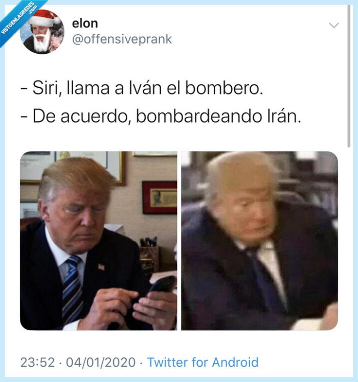 Siri,WW3,Trump,USA,Iran