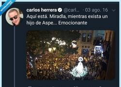 Enlace a Carlos Herrera y su gran sentido del humor